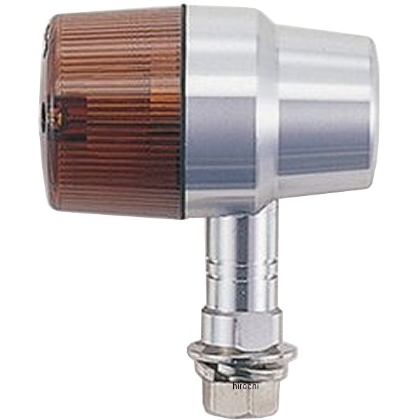 093033-23 ポッシュ POSH ミドルマシンドウインカー スーパーバイクタイプ ショートステーS球バルブ無し シルバー/オレンジ