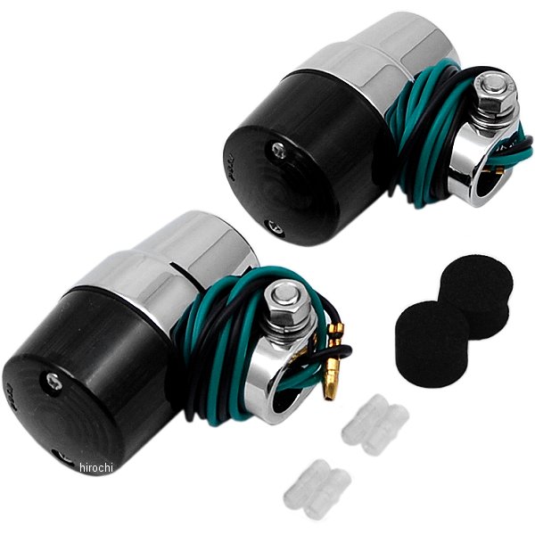 093034 ポッシュ POSH ウインカー スーパーバイクミニタイプ S球用 2個入り クローム/スモーク