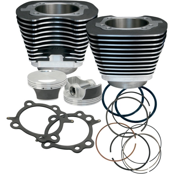 0931-0436 910-0205 S&Sサイクル S&S Cycle シリンダー キット 97" 99年-06年 Twin Cam 黒