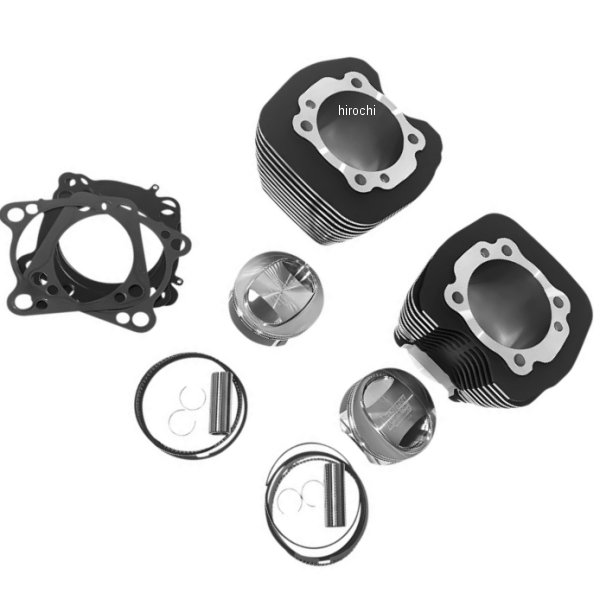 0931-1034 RP201-174W Revolution Performance シリンダーキット 113 黒/ハイライト CVO
