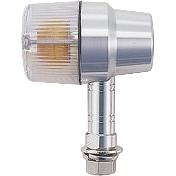 093132-23 ポッシュ POSH ミドルマシンドウインカー スーパーバイクタイプ ロングステーS球バルブ無し シルバー/クリア