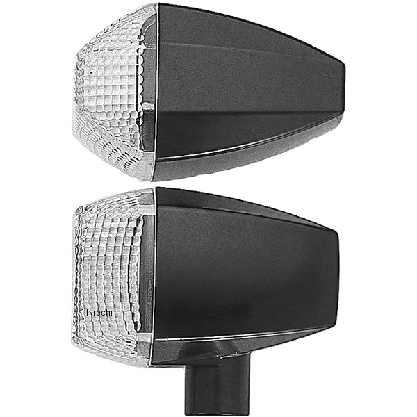 093181-06 ポッシュ POSH ZRタイプウインカー スタンダードレンズダイヤモンドカット 黒/クリア