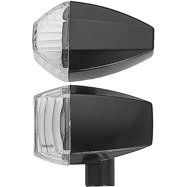 093185-06 ポッシュ POSH ZRタイプウインカー クリスタルカットレンズ クリア S球 バルブ無し 黒