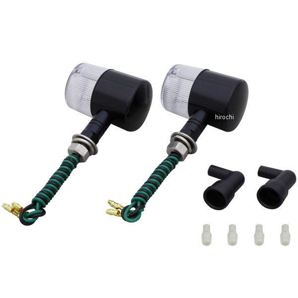 093192-26 ポッシュ POSH ミドルマシンドウインカー 71タイプ ショートステー S球 バルブ無し 黒/クリア