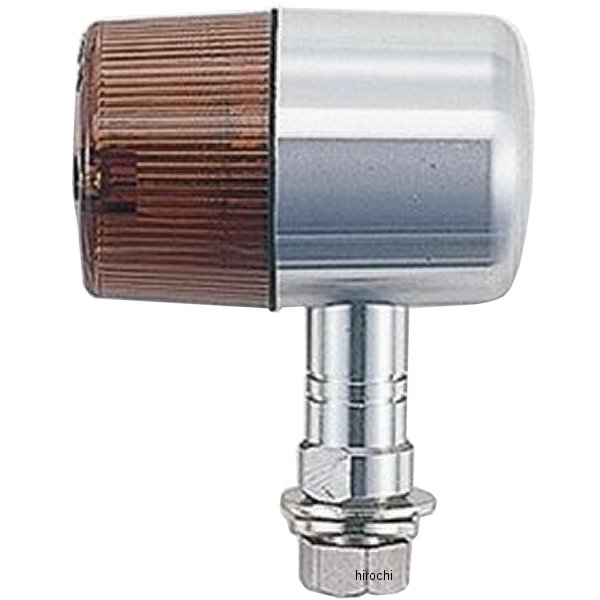 093492-23 ポッシュ POSH ミドルマシンドウインカー 71タイプ ショートステーW球バルブ無し シルバー/オレンジ