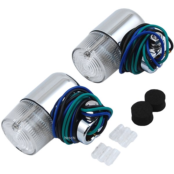 093492 ポッシュ POSH ウインカー ニューアルミダイキャスティング71タイプ W球 2個入り クローム/クリア