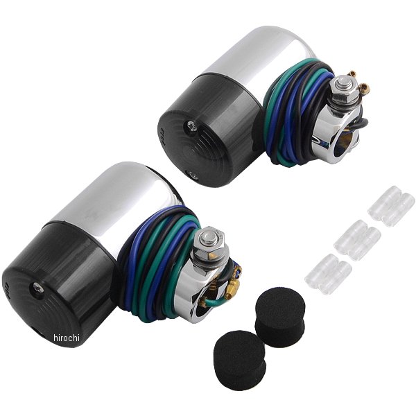 093493 ポッシュ POSH ウインカー ニューアルミダイキャスティング71タイプ W球 2個入り クローム/スモーク