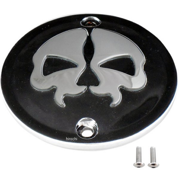 0940-1617 DRAG ポイントカバー スプリットスカル 86年-03年 XL 黒