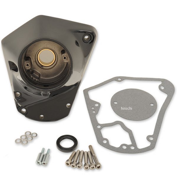 0940-1627 DRAG カムカバー 73年-92年 Big Twin 黒(つや有り)