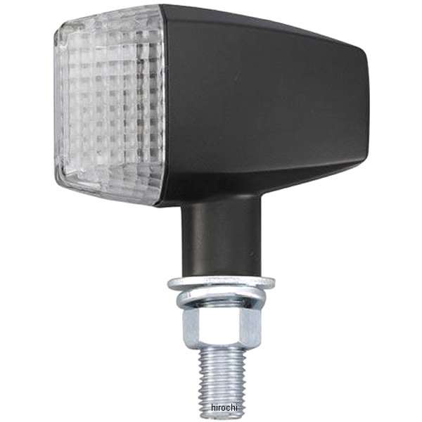 095047-06 ポッシュ POSH ウインカー 汎用 クラシカルシリーズ スリム&シャープタイプ シングル球 2個 黒/クリアー