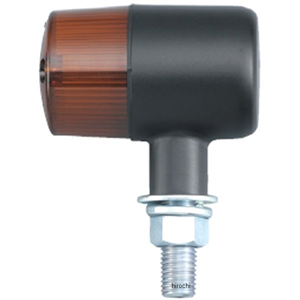 095091-06 ポッシュ POSH ウインカー 汎用 クラシカルシリーズ 71タイプ シングル球 2個 黒/オレンジ