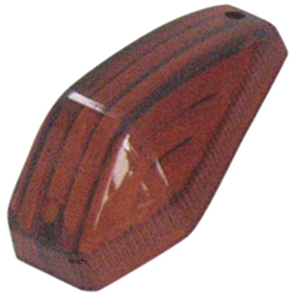 097001-SP ポッシュ POSH スペアレンズ 汎用 エアロLEDウインカー ストリームラインタイプ 1個 オレンジ