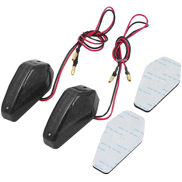 097003 ポッシュ POSH エアロLEDウインカー ストリームラインタイプ 2個入り スモーク