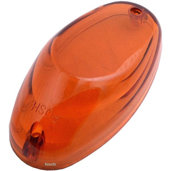 097021-SP ポッシュ POSH スペアレンズ 汎用 エアロLEDウインカー オーバルタイプ 1個 オレンジ