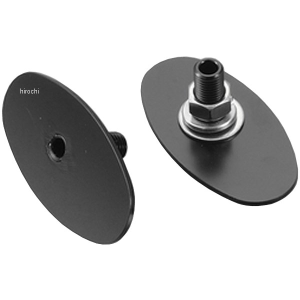 097021-ST ポッシュ POSH マウントステー 汎用 エアロLEDウインカー用 オーバルタイプ 黒 2個セット