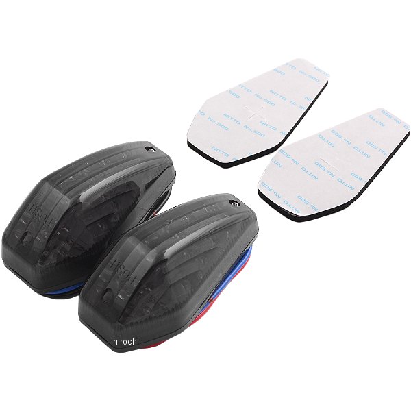 097403 ポッシュ POSH エアロLEDウインカー 汎用 ストリームタイプ ダブル スモーク