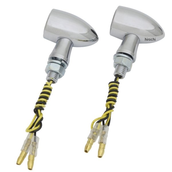 098098-03 ポッシュ POSH アルミMINIバレットLEDウインカー メッキ