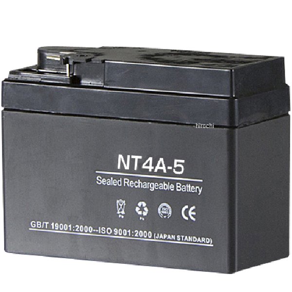 100299 NBS バイクパーツセンター 液入り充電済バッテリー NT4A-5 4A-BS互換 10個セット