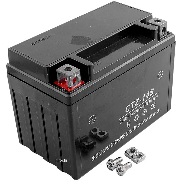 CTZ-14S NBS バイクパーツセンター MFバッテリー 12V YTZ14S、FTZ14S互換