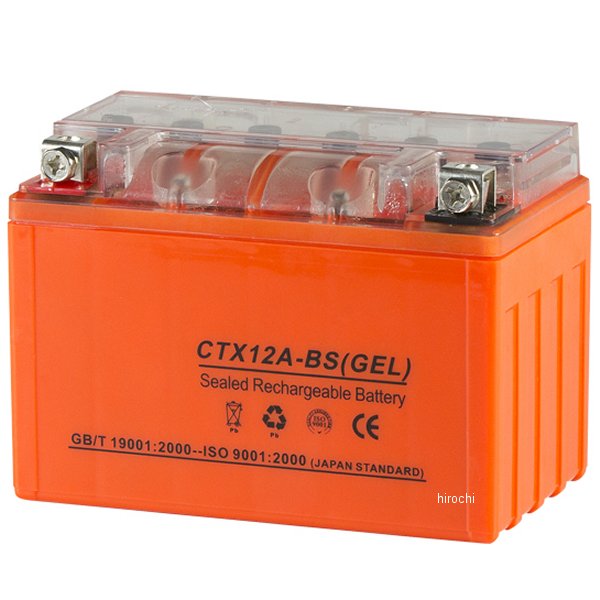 CTX12A-BS NBS バイクパーツセンター MFバッテリー 12V YTX12A-BS互換