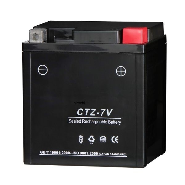 1043 NBS バイクパーツセンター スタンダードバッテリー 液入り充電済み CTZ7V