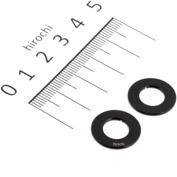 100108-06 ポッシュ POSH カラーセット 厚さ1 内径8mm 外径16.5mm 2個入り 黒