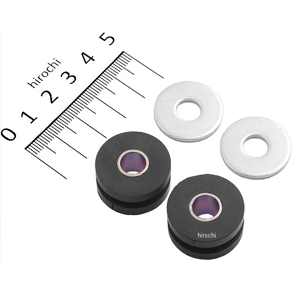 100203 ポッシュ POSH H型ラバー M8ボルト用 2個入り