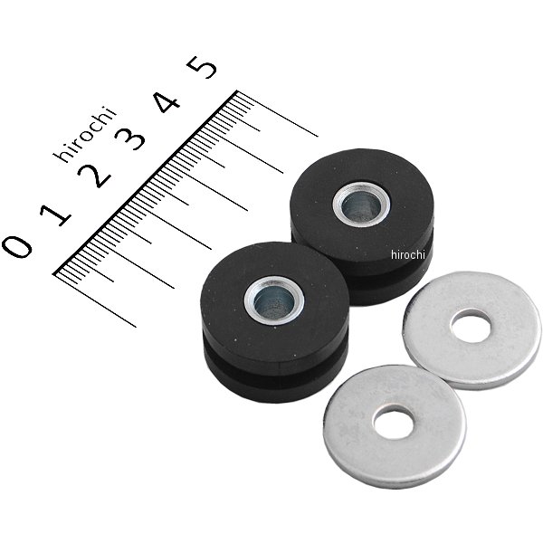 100204 ポッシュ POSH H型ラバー M6ボルト用 大型 2個入り