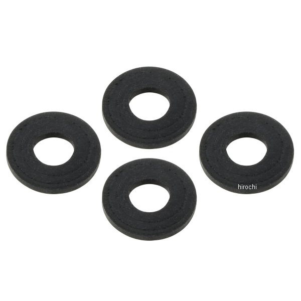 100408 ポッシュ POSH ラバーワッシャーセット 内径4mm 外径10mmx厚さ1mm 4個入り