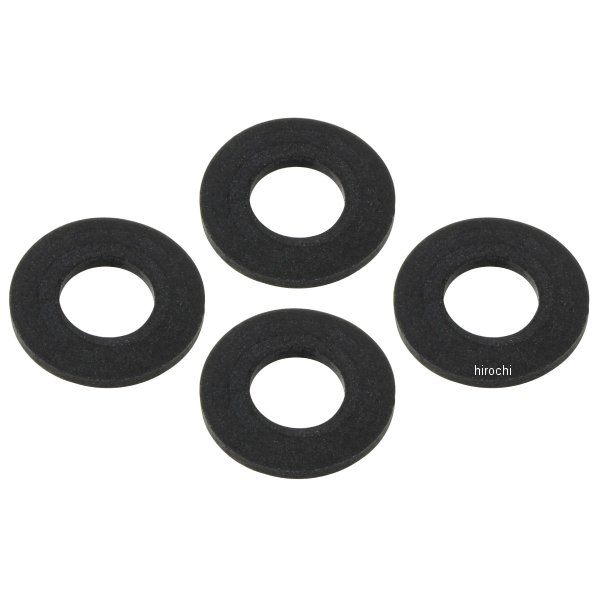 100410 ポッシュ POSH ラバーワッシャーセット 内径6mm 外径13mmx厚さ1mm 4個入り