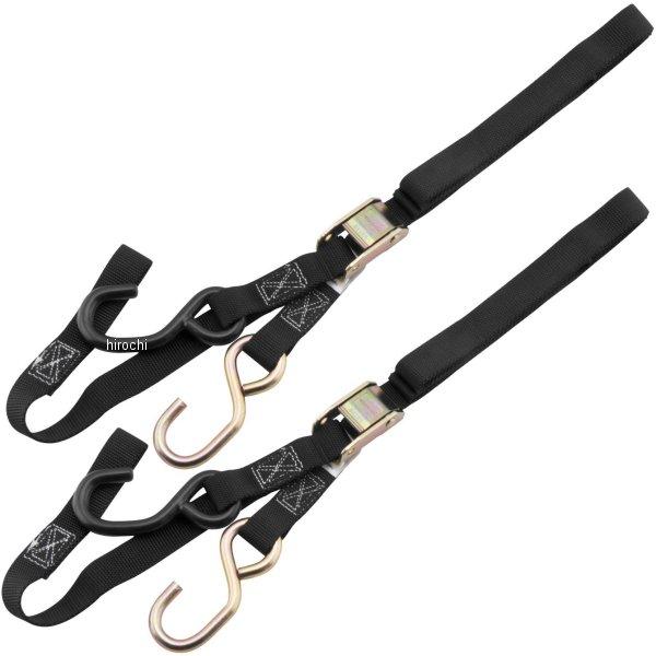 100514 バイクマスター BikeMaster タイダウンベルト ソフトフック付き 1インチ(2.54cm) x 74インチ(188cm) 黒