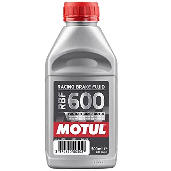 100948 モチュール MOTUL RBF600 FACTORY LINE 100%化学合成 ブレーキフルード 500ml