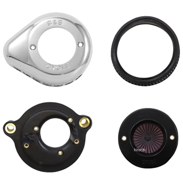 1010-2961 S&Sサイクル S&S CYCLE AIR CLEANER A-STNG 17-22C
