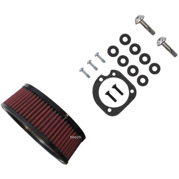 1010-2966 S&Sサイクル S&S CYCLE AIR CLEANER A-STNG 01-17B