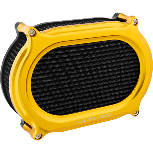 1010-3385 アレンネス Arlen Ness エアクリーナー STAGE II OVAL ゴールド