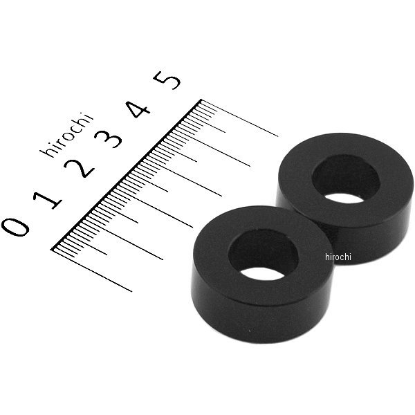 101012-06 ポッシュ POSH カラーセット 厚さ10 内径12mm 外径25.6mm 2個入り 黒