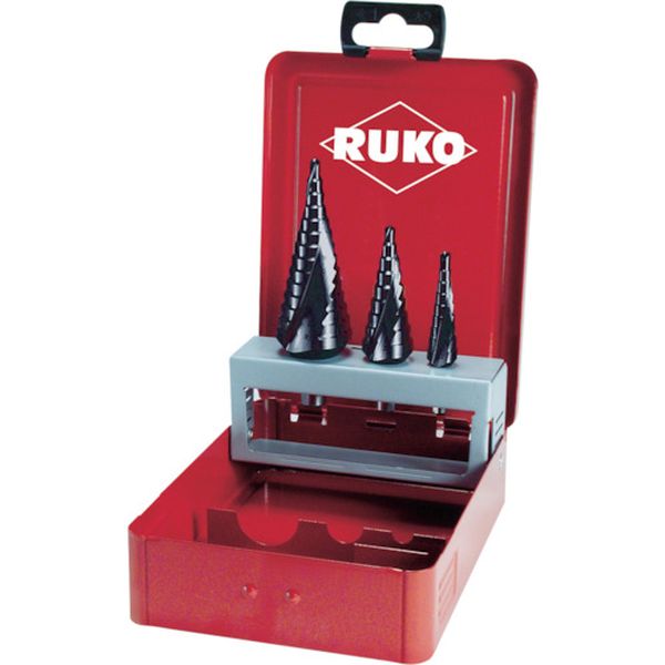 101057F 765-9849 RUKO社 RUKO 2枚刃スパイラルステップドリル 32mm チタンアルミニウム