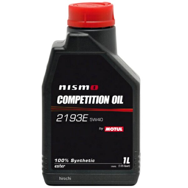 103032 モチュール MOTUL NISMO コンペティション 2193E 100%化学合成 4輪用エンジンオイル 5W-40 1リットル