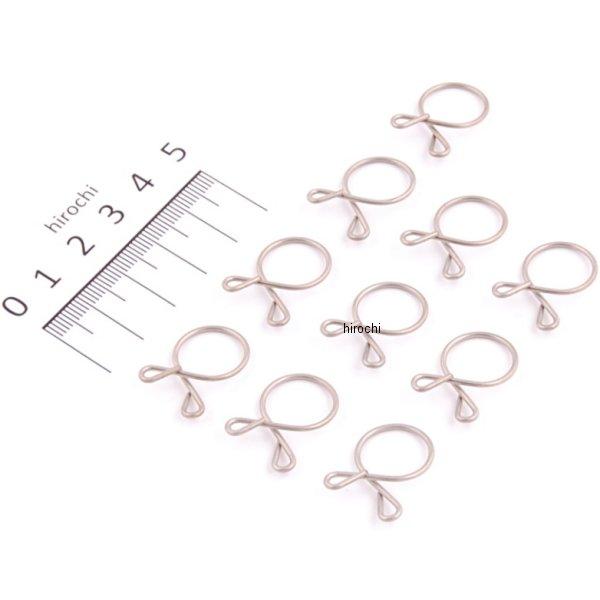 104-226 キジマ ホースクリップ Aタイプ(ステンレス)13mm 10コ入