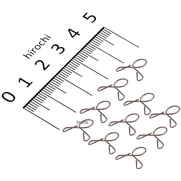 104-227 キジマ ホースクリップ Aタイプ 5mm 10個入り