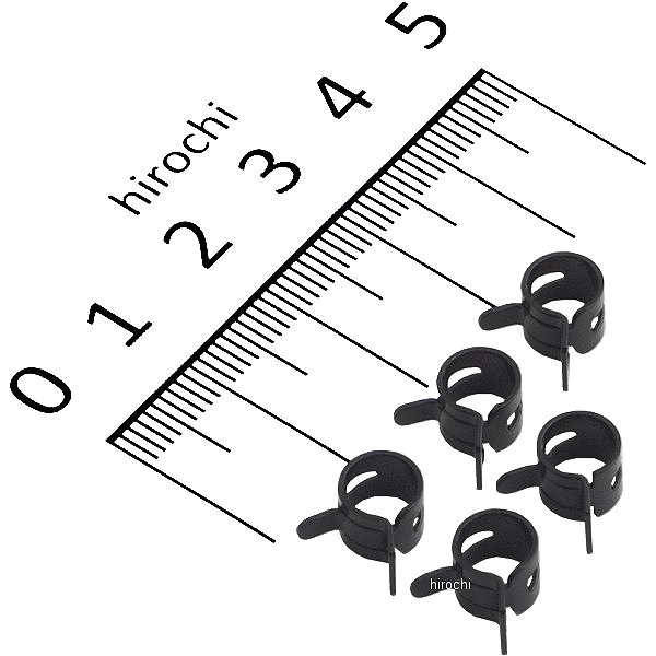 104-2310 キジマ ホースパワーバンド 6mm 黒 5個入り