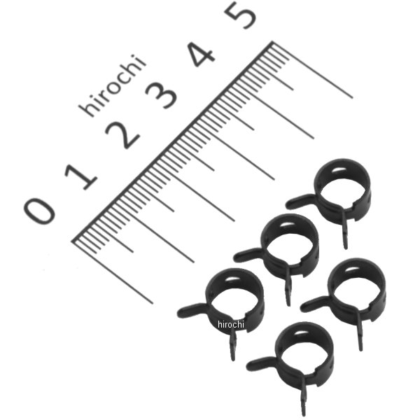 104-2312 キジマ ホースパワーバンド 8mm 黒 5個入り