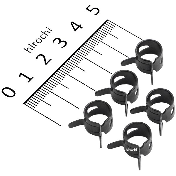 104-2313 キジマ ホースパワーバンド 9mm 黒 5個入り