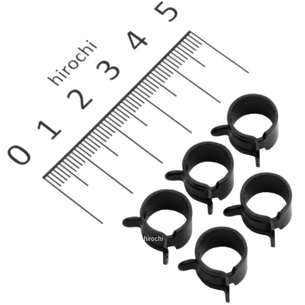 104-2314 キジマ ホースパワーバンド 10mm 黒 5個入り