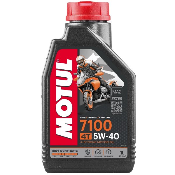 104194 モチュール MOTUL 7100 100%化学合成 4スト エンジンオイル 5W-40 1リットル