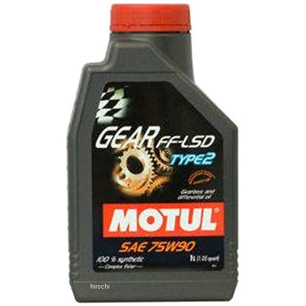 104931 モチュール MOTUL GEAR FF-LSD TYPE2 100%化学合成 ギアオイル 75W-90 1リットル