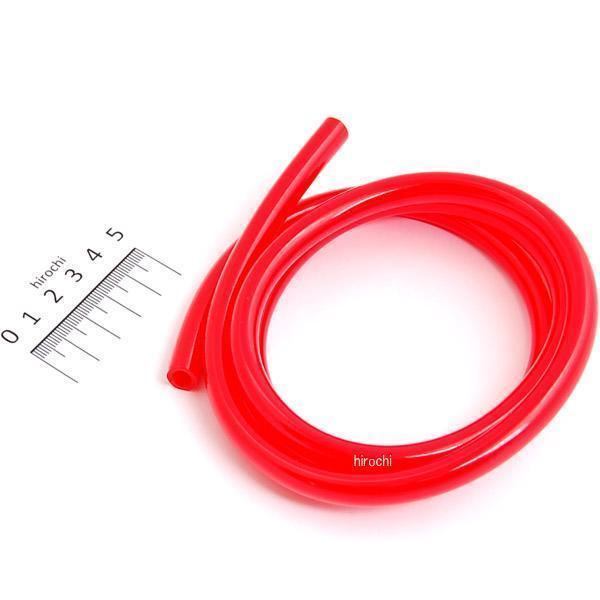 105-0861 キジマ 耐油ホース PVC製 内径 6mm/1m 赤