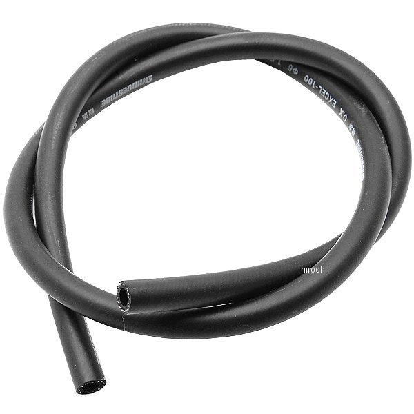 105-0877 キジマ 耐油、耐圧ホース 黒 1.5MPa 6mm/1m