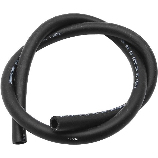 105-0879 キジマ 耐油、耐圧ホース 黒 1.5MPa 9mm/1m