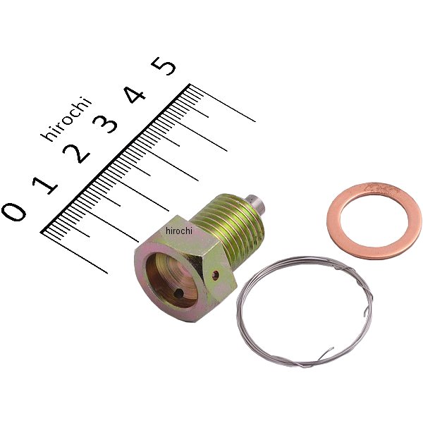 105-1204 キジマ ワイヤーロック ドレンボルト M14mm P1.5mm L16mm